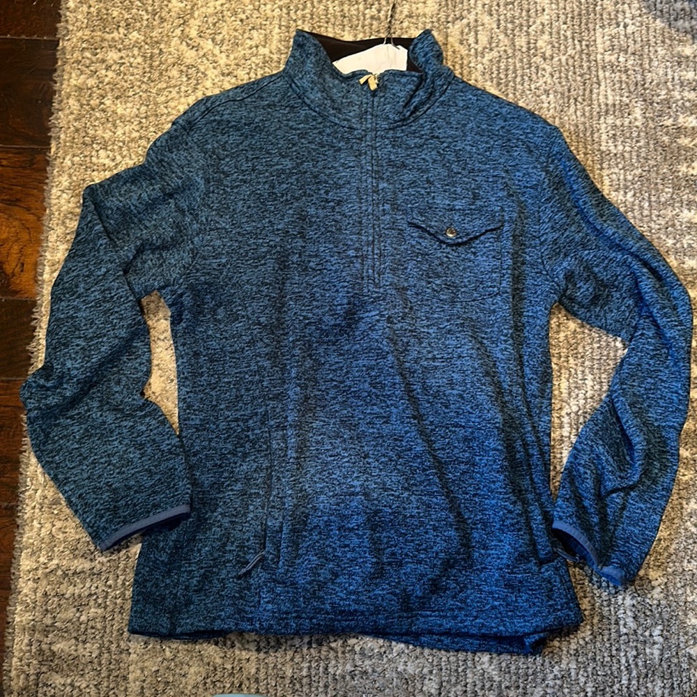 Mountain Khaki Blue Quarter Zip Jacket